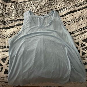 XL blue work out tank top